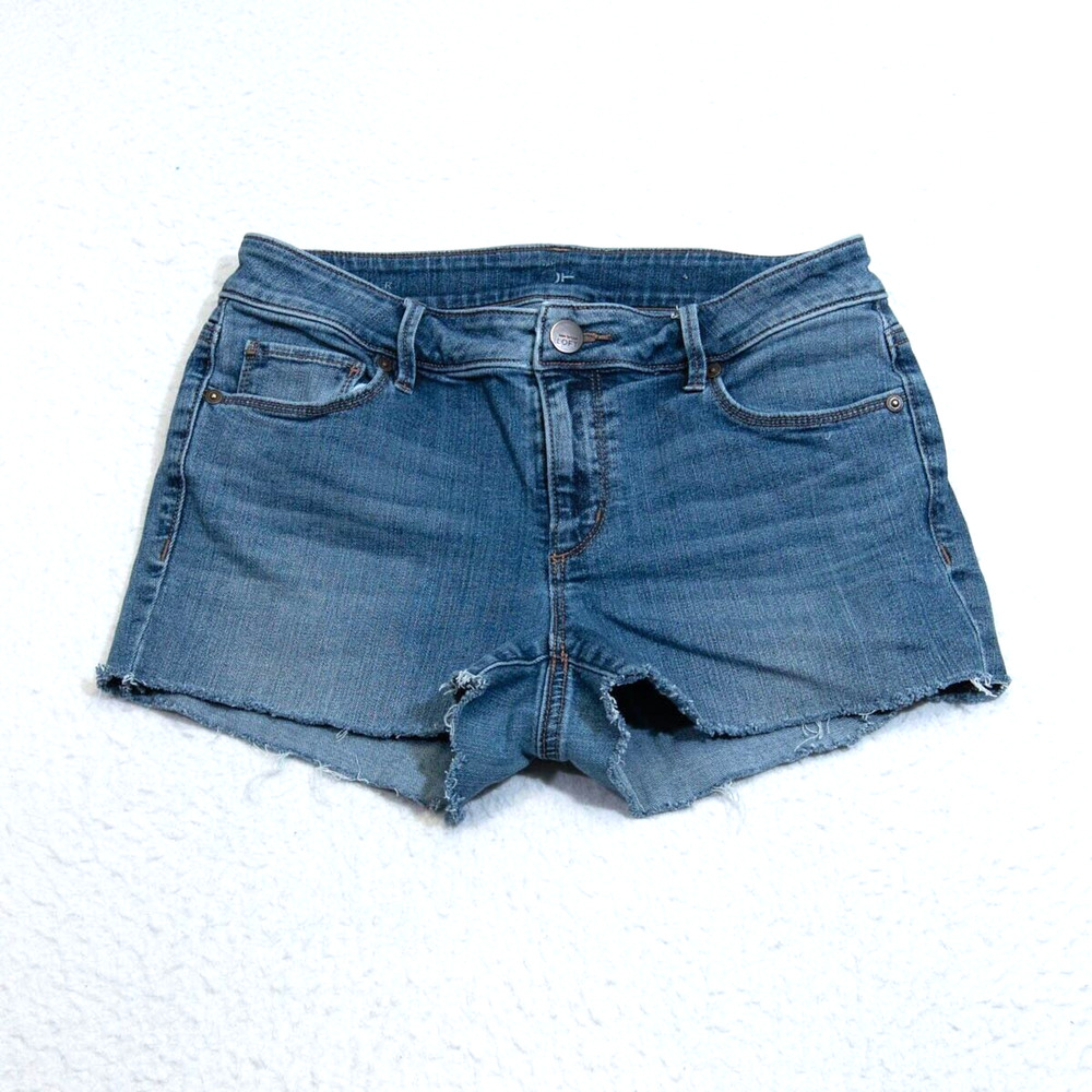 LOFT Blue Denim Jean Shorts
